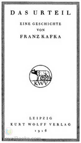 Das Urteil Eine Geschichte by Franz Kafka