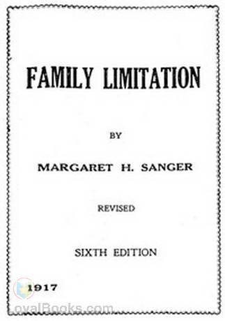 Family Limitation by Margaret Sanger
