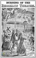 Burning of the Brooklyn Theatre by Anonymous