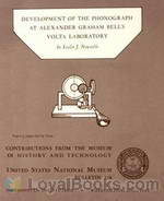 Development of the Phonograph at Alexander Graham Bell's Volta Laboratory by Leslie J. Newville