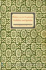 Gedichte und Sprüche in Auswahl by Walther von der Vogelweide