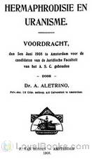 Hermaphrodisie en Uranisme by Arnold Aletrino