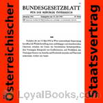 Staatsvertrag betreffend die Wiederherstellung eines unabhängigen by Unknown