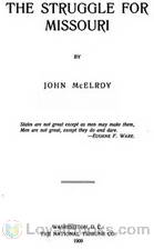 The Struggle for Missouri by John McElroy